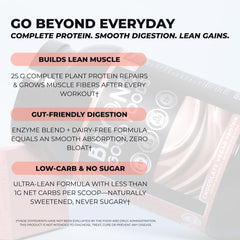Beyond Good Foods tub front highlights chocolate flavor and clean ingredients.