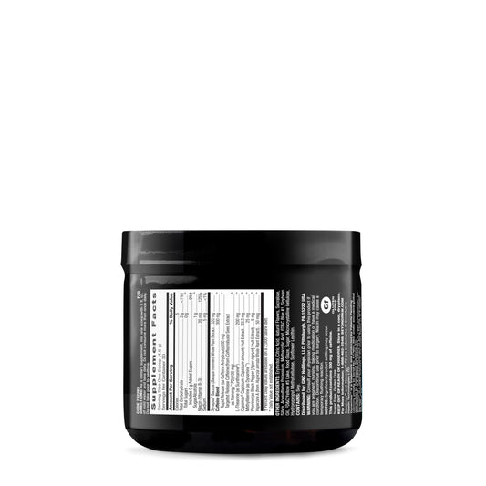 Beyond Raw Burn MF bottle side label highlighting ingredients and usage