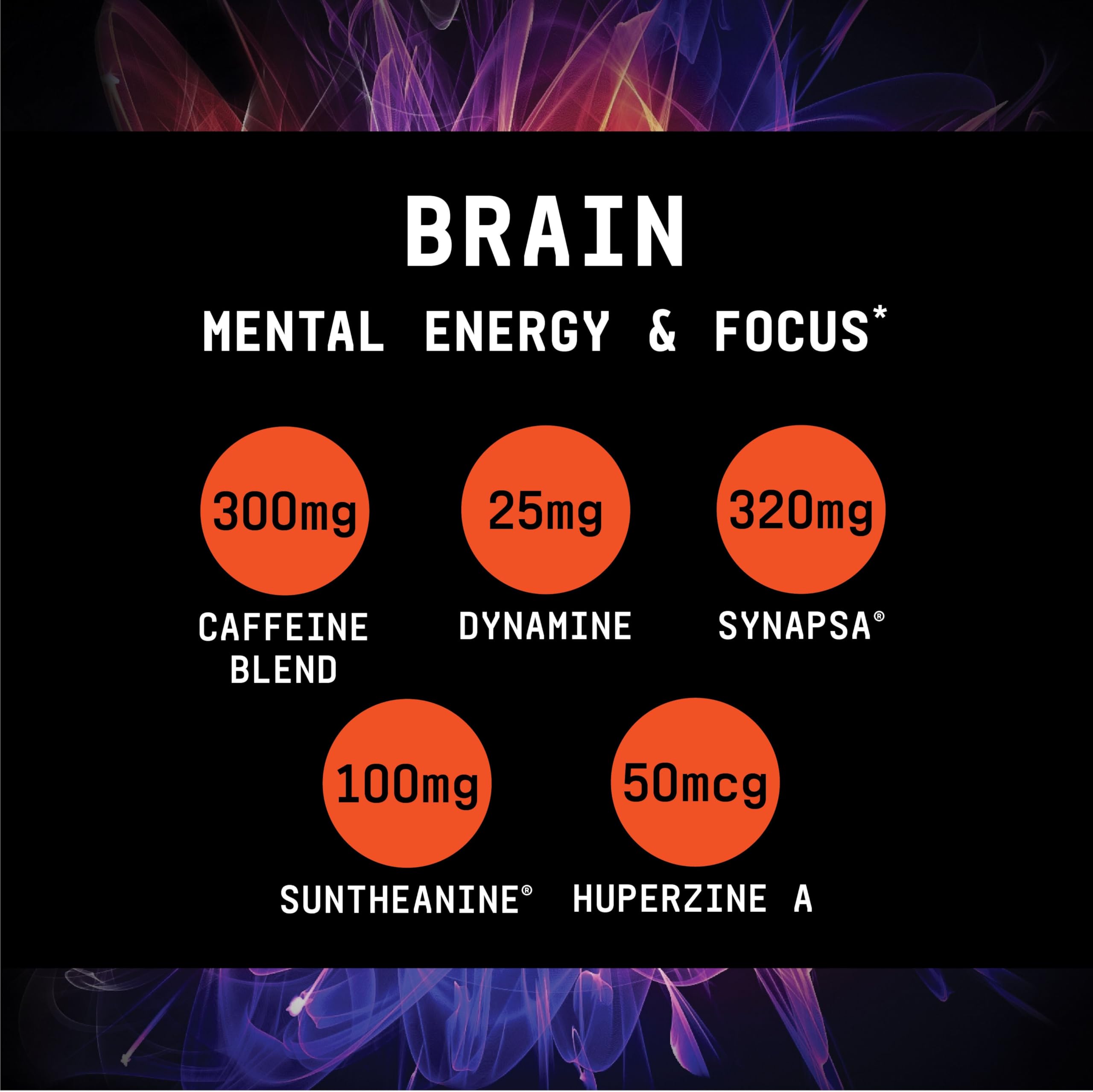 BEYOND RAW Burn MF label detail emphasizes potency and ingredients.