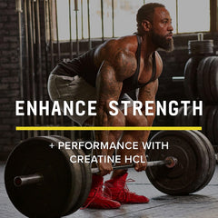 Beyond Raw Creatine HCl powder back label with ingredients