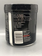 BEYOND RAW LIT AF label closeup highlighting lemon ice flavor
