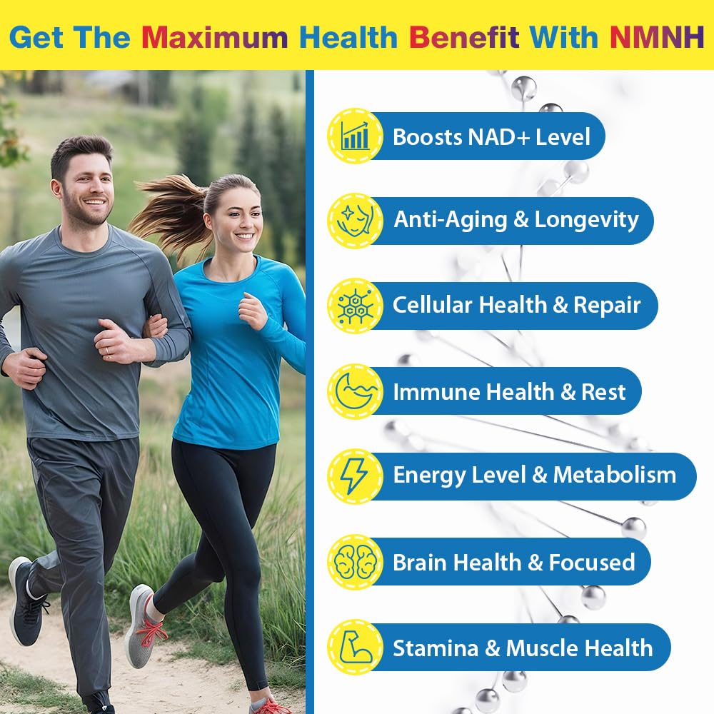 Beyyoly NMNH capsules ready to swallow support NAD+ and cellular health.