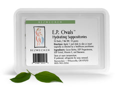 Bezwecken E.P. Ovals packaging for discreet vaginal moisture support.