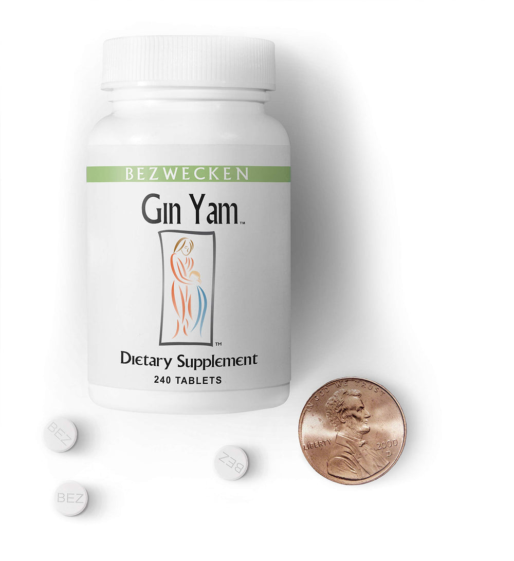 Bezwecken Gin Yam bottle with allergen-free, vegetarian-friendly label