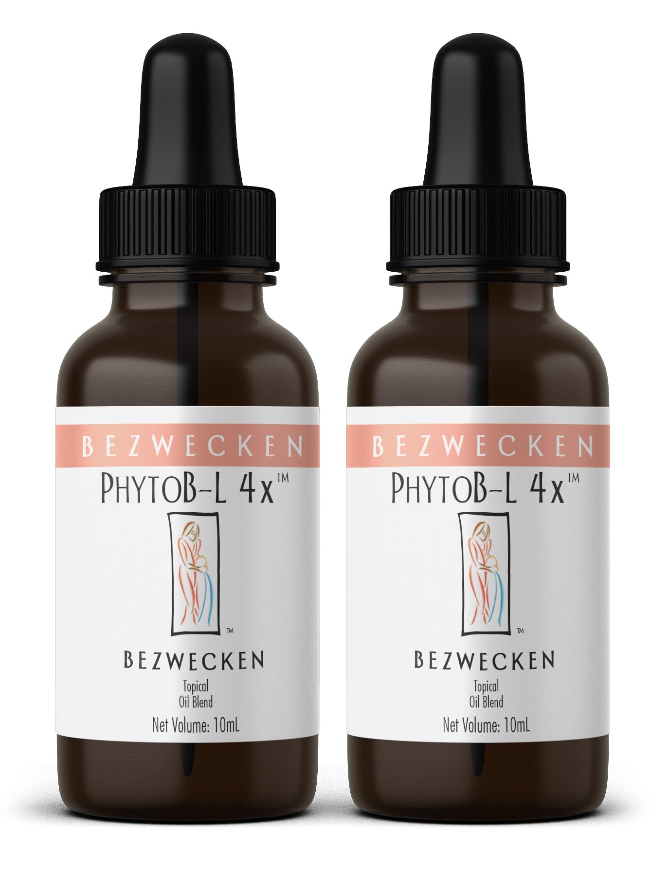 Bezwecken PhytoB-L 4X topical oil bottle front view for menopausal symptom support.