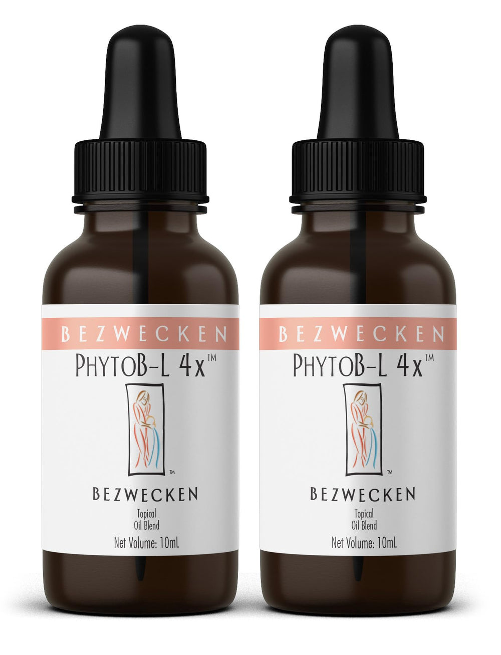 Bezwecken PhytoB-L 4X topical oil bottle front view for menopausal symptom support.