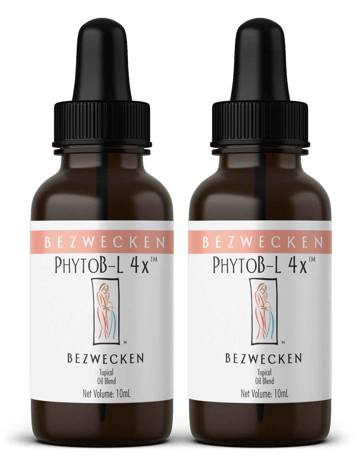 Bezwecken PhytoB-L 4X topical oil bottle front view for menopausal symptom support.