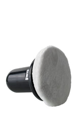 The BFF Pro Black rotating foam-disc in action for fascia and muscle relief.