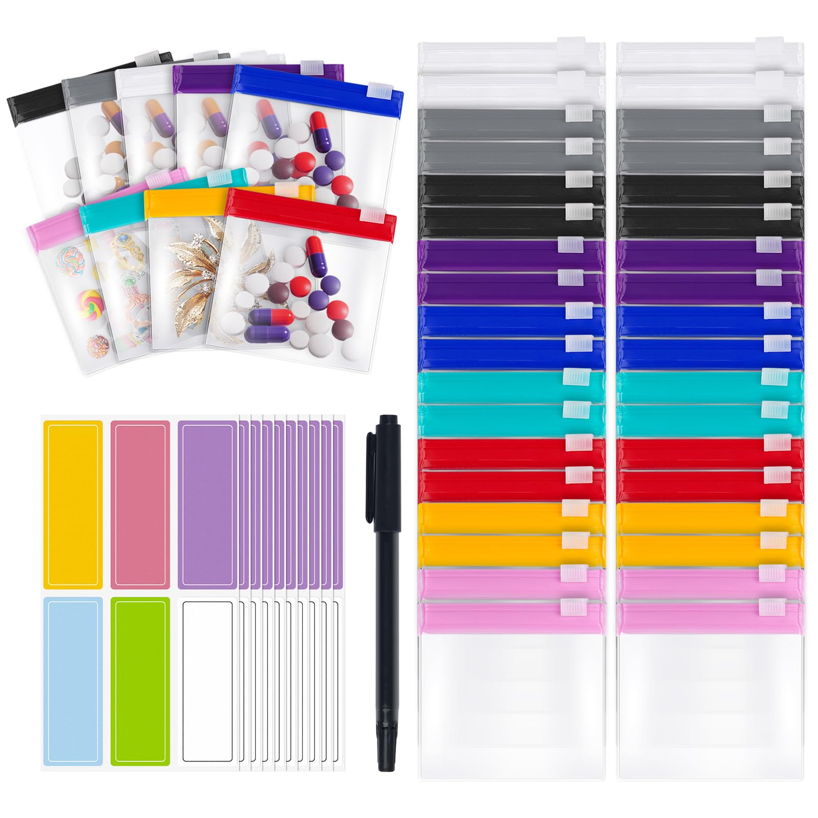 BFZMSLY pill pouch in nine colors for organized on-the-go storage.