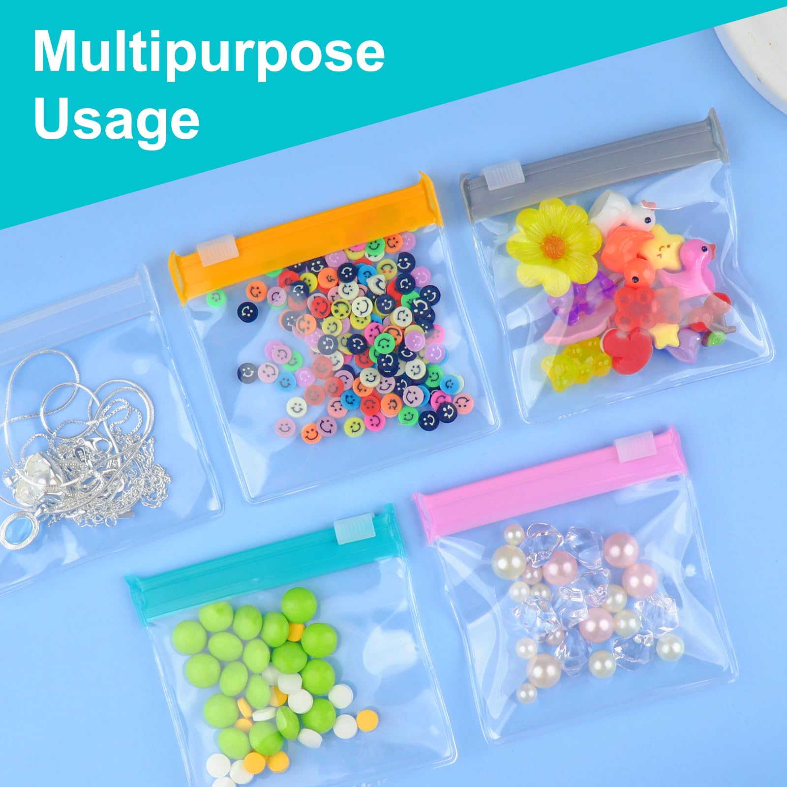 BFZMSLY color-coded pouches simplify grouping of pills and extras.