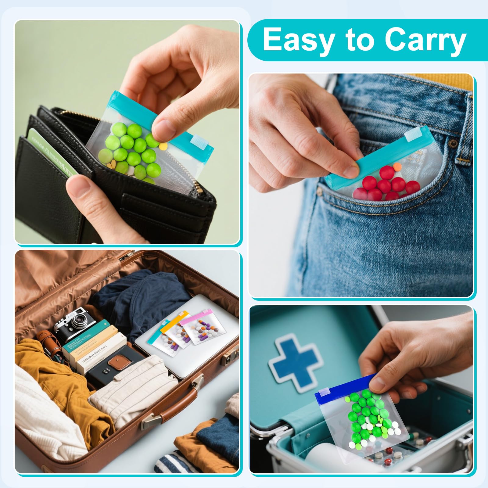 BFZMSLY durable waterproof EVA protects small items.