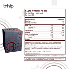 bhip Noni Gia bottle pour showing easy daily dosage.