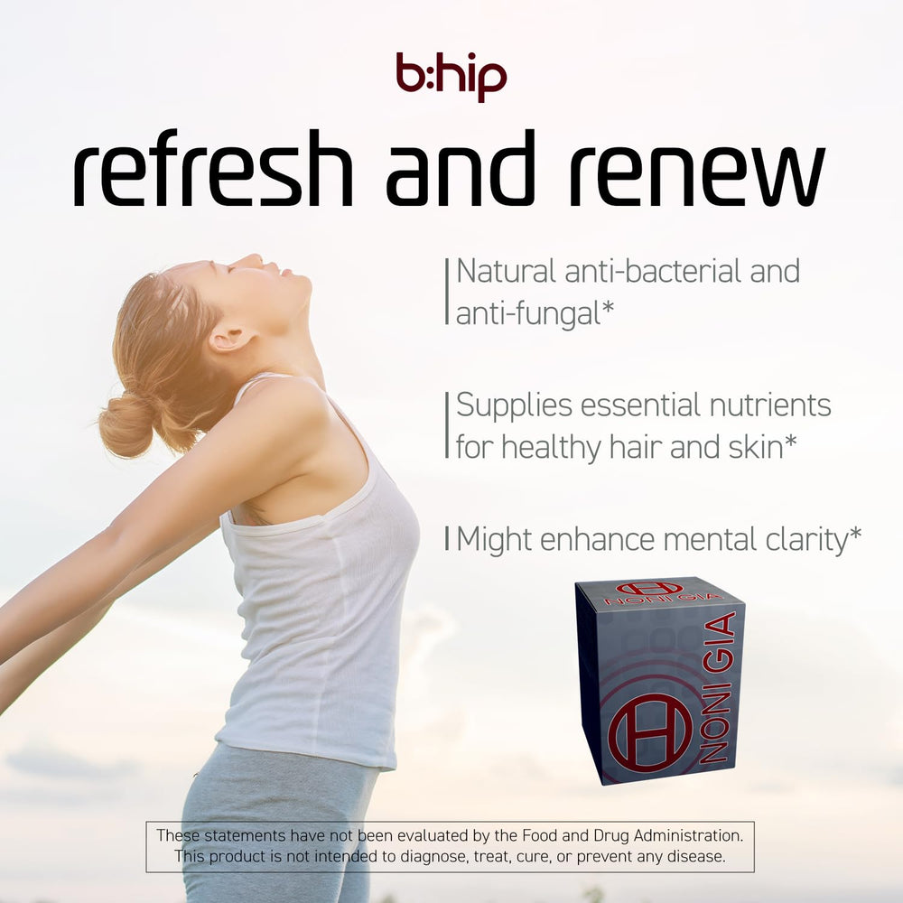 bhip Noni Gia ingredients vitamins minerals emphasize broad nutrient support.