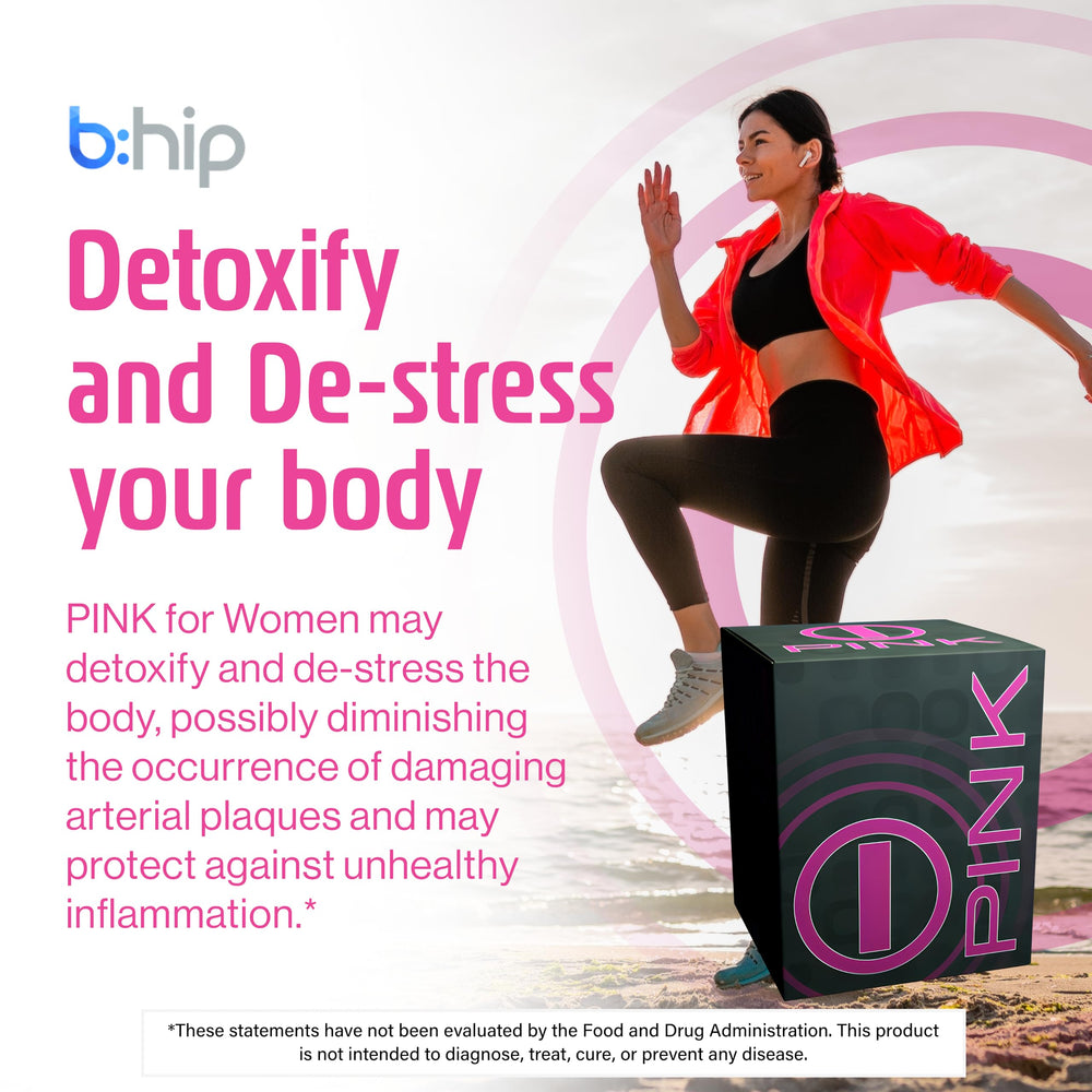 bhip Pink for Women Alive open packets highlighting quick pre-workout energy