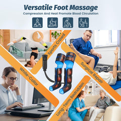 BIEAMA leg air massager includes a 20-minute timer and auto shutoff.