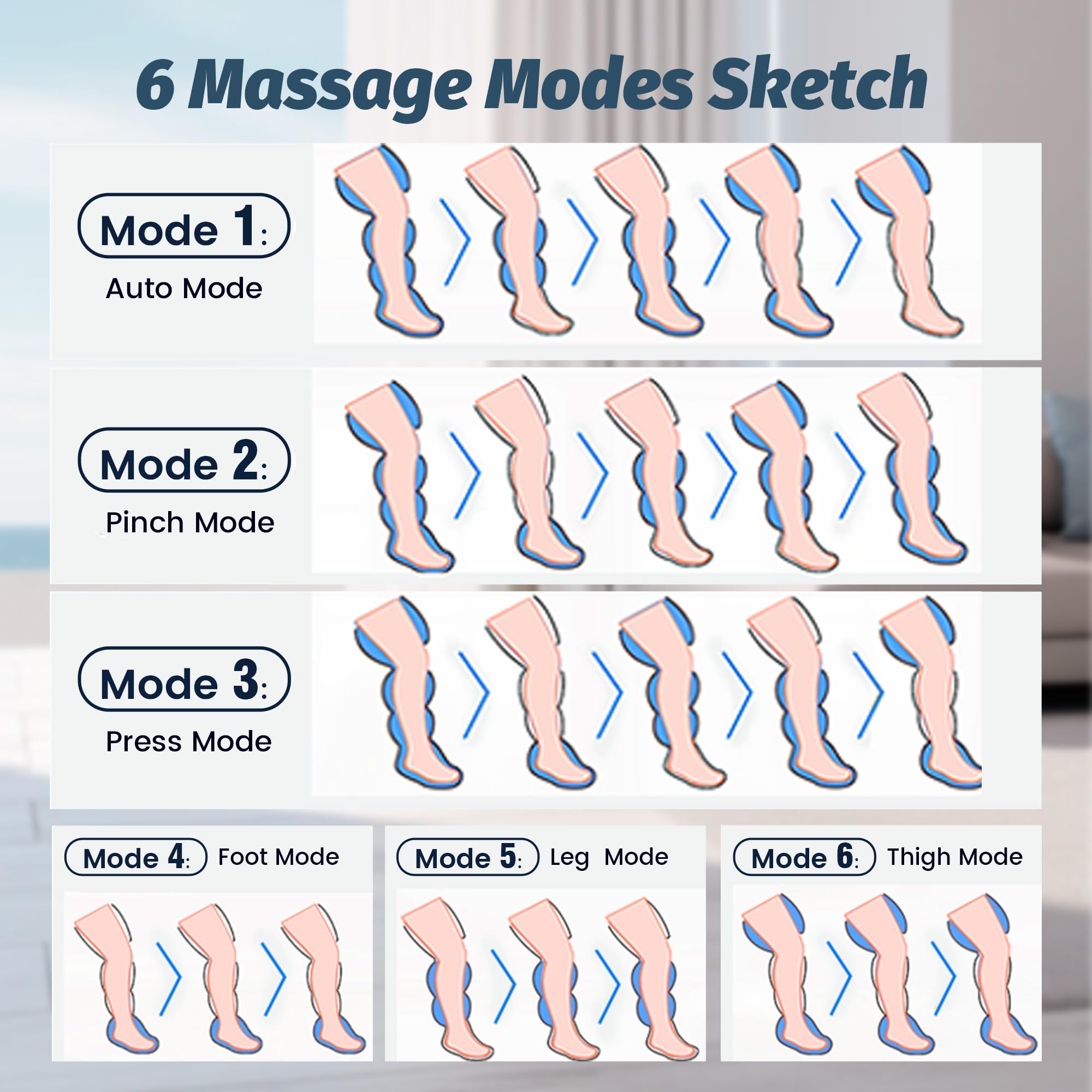 BIEAMA leg air massager ships with a 1-year warranty and responsive support.