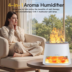 BieJiahWeiBie combines aromatherapy and salt therapy vibes for spa-like spaces.