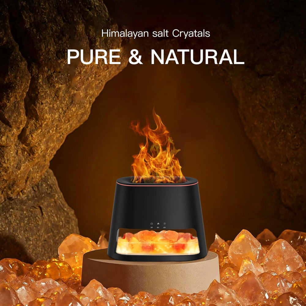 BieJiahWeiBie salt lamp diffuser remote control for easy mood lighting