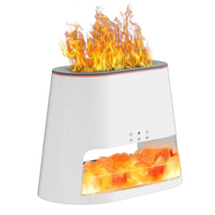 BieJiahWeiBie salt lamp diffuser 260ml for ambient relaxation.