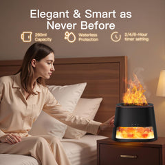 BieJiahWeiBie ultrasonic diffuser 260ml tank for consistent fragrance