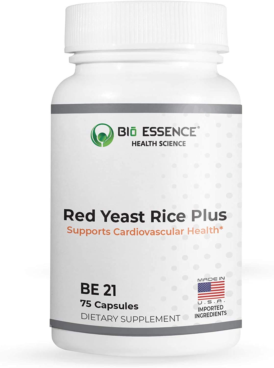 Big Man Bio Essence Red Yeast Rice Plus bottle, supports a daily wellness routine.