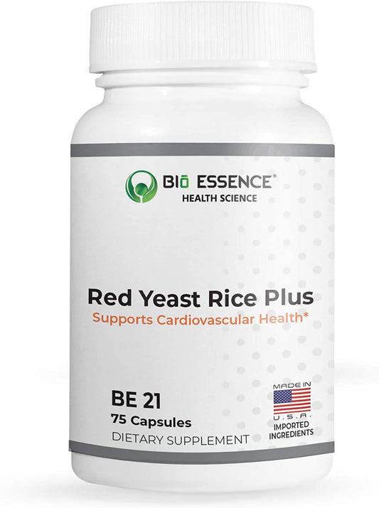 Big Man Bio Essence Red Yeast Rice Plus bottle, supports a daily wellness routine.