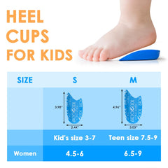 BIGGCOOL Kids Heel Cups packaging box ready to ship.