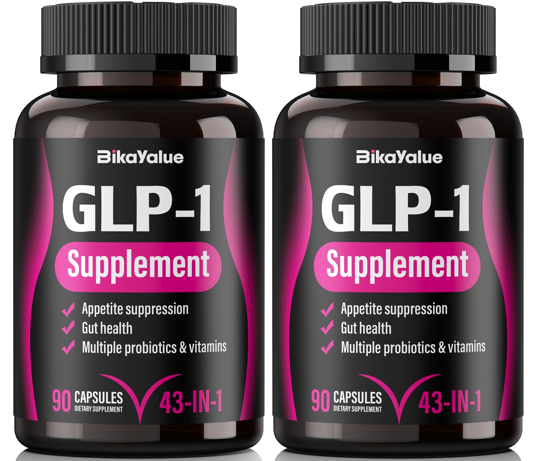 BIKAYALUE GLP-1 bottle-front for a convenient daily wellness routine
