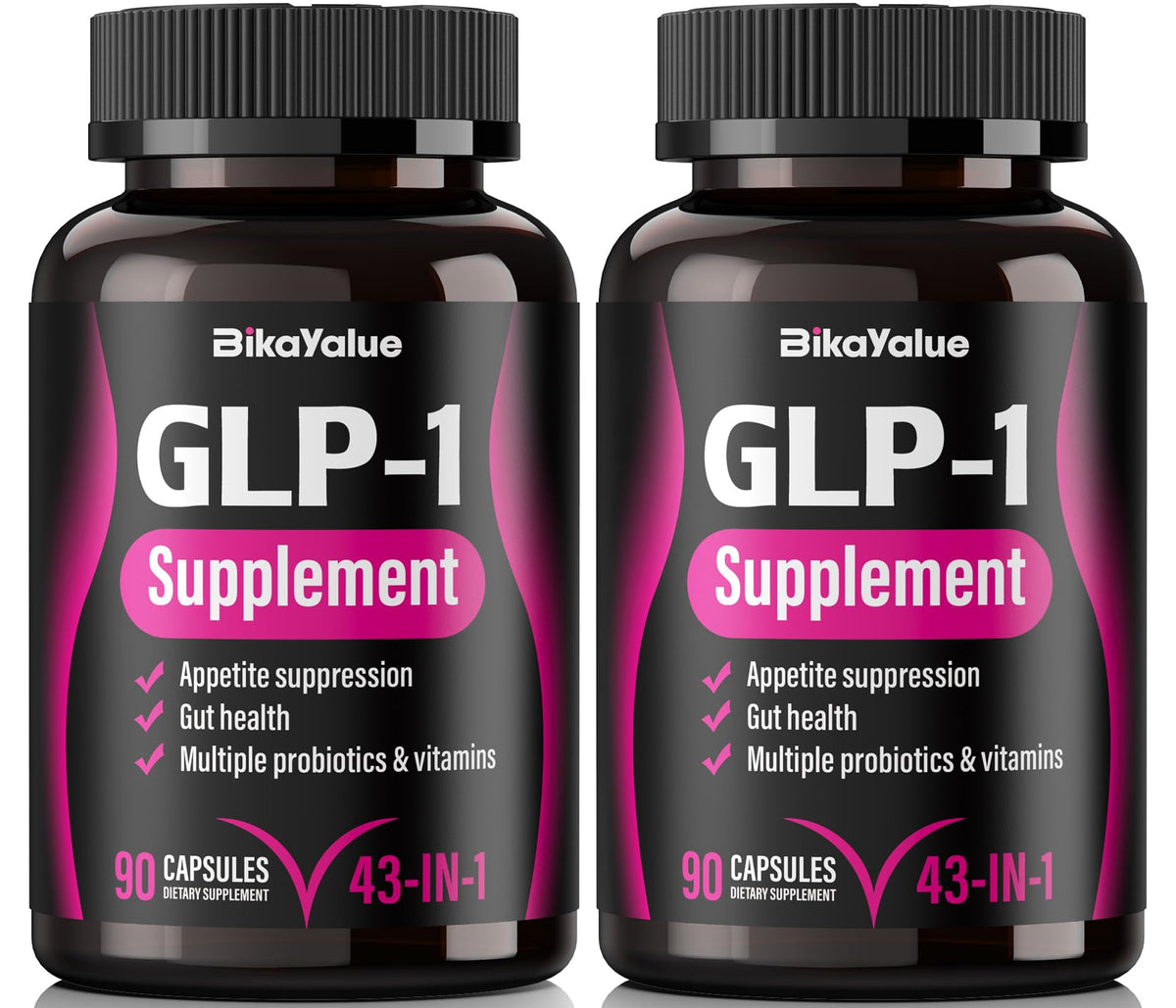 BIKAYALUE GLP-1 bottle-front for a convenient daily wellness routine