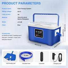 Bilinavy portable ice therapy unit ideal for home, gym, or travel