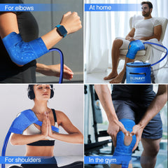 BilinavyNew package contents including knee pad and controller setup.