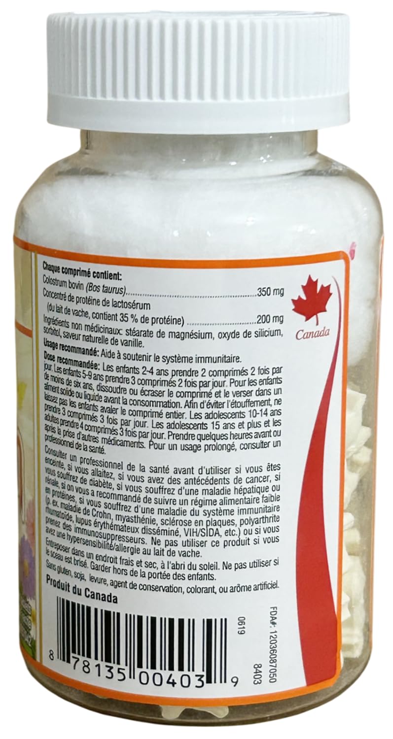 Kid-friendly Bill Beauty Children's Colostrum Chewables in a child’s hand