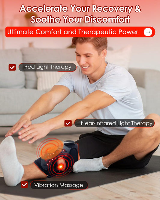 BINODIC knee brace control panel showing easy touchscreen therapy selection.