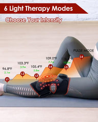 BINODIC red light therapy glow delivering soothing joint comfort.
