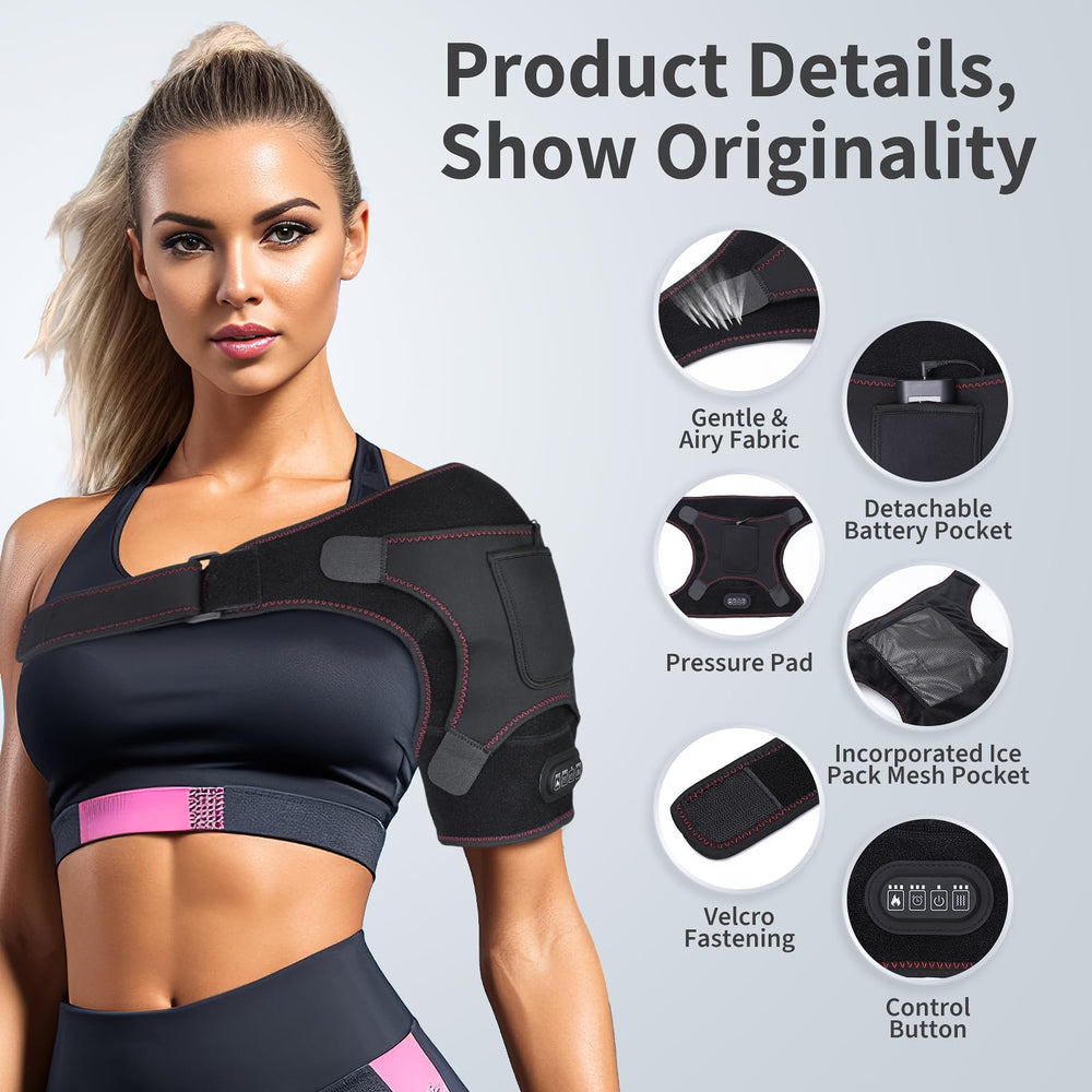 Binzls hot and cold function includes an ice pack for versatile use