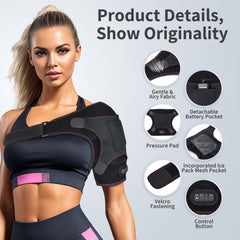 Binzls hot and cold function includes an ice pack for versatile use