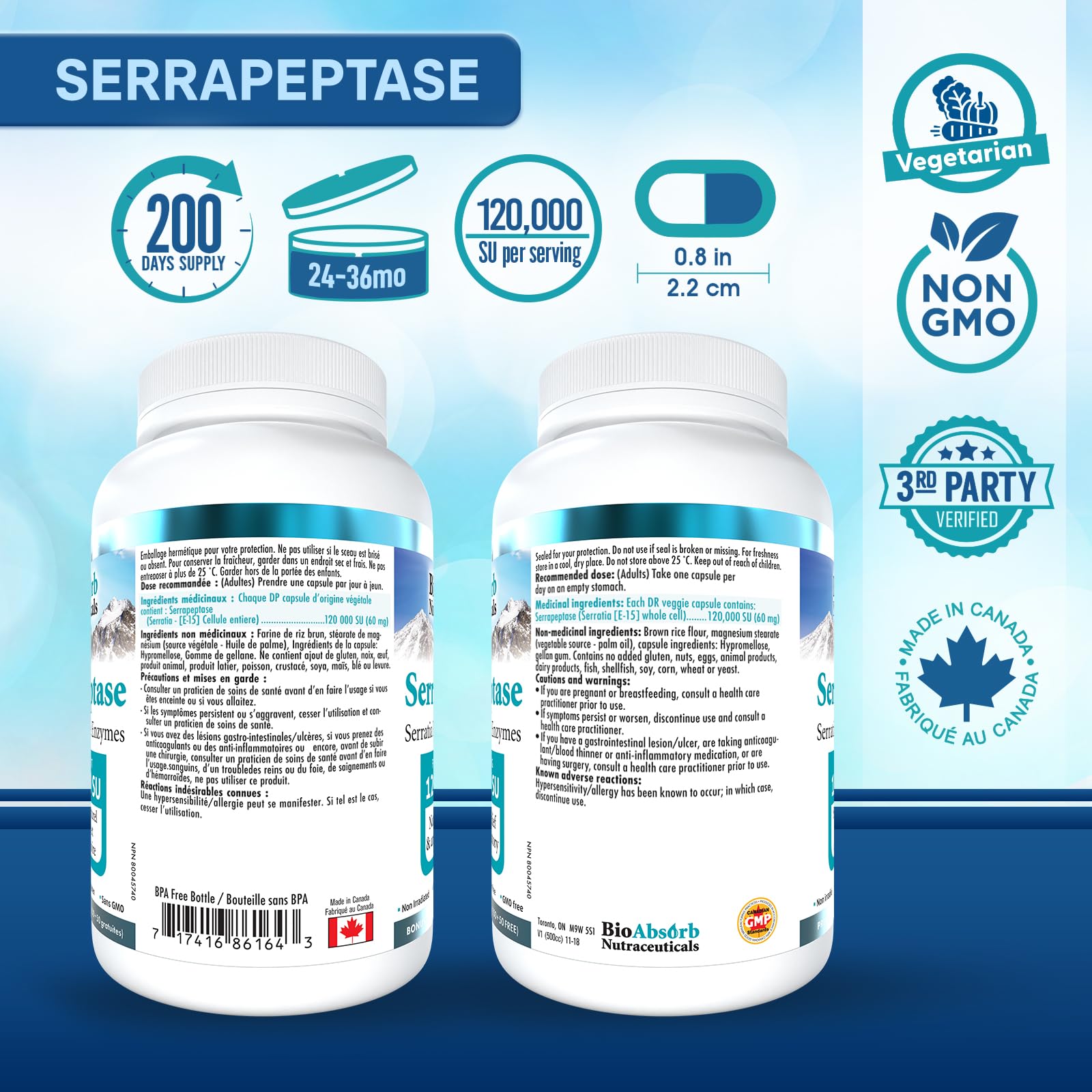 Capsules close-up highlighting vegetarian, allergen-friendly formula.