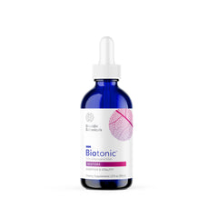 Bio-Botanical Research Biotonic tonic bottle with label, supporting daily energy.