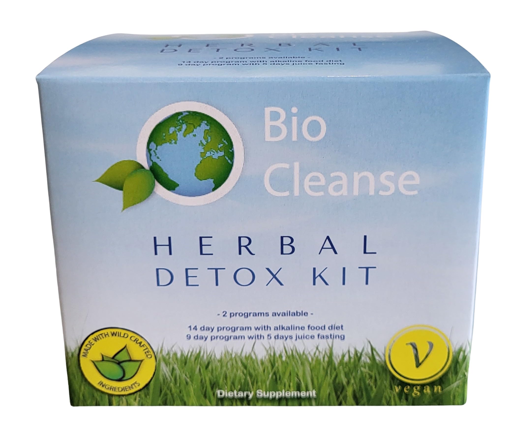 Bio Cleanse detox kit packaging image represents complete organic colon care set.