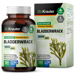 BIO KRAUTER Bladderwrack capsules sourced from natural bladderwrack for daily wellness