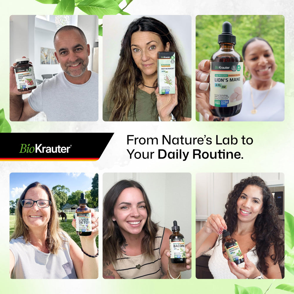 BIO KRAUTER vegan non-alcohol container emphasizes lifestyle-friendly immune support solution