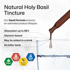 BIO KRAUTER Vegan tincture label highlights alcohol-free, plant-based calm support.