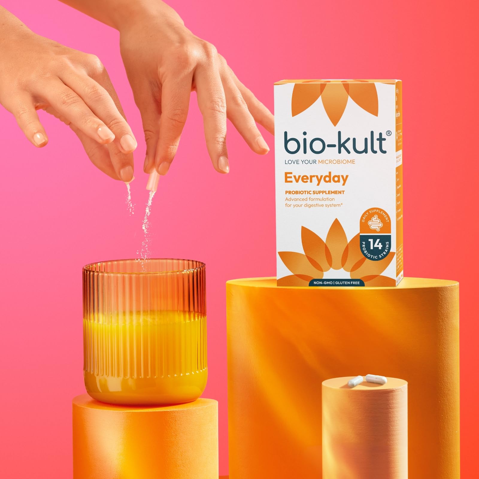 Label emphasizes gluten-free and non-GMO attributes