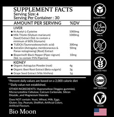 Bio Moon kidney cleanse gummies in a bottle promote urinary tract comfort