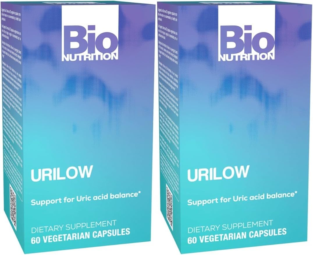 Bio Nutrition Urilow two-pack bottles for daily urinary wellness