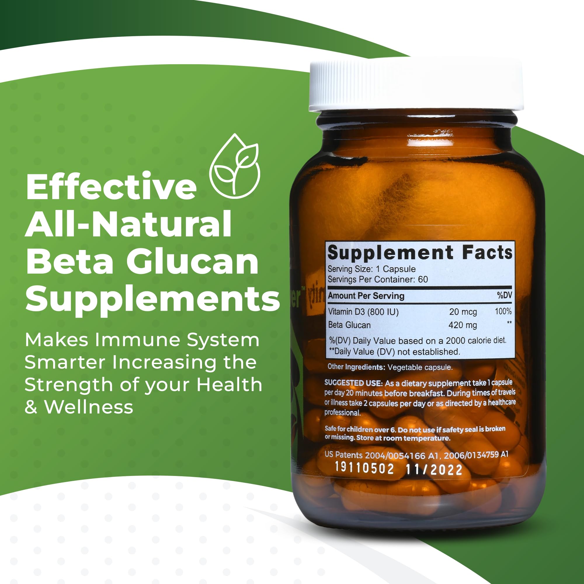 Bio Schwiiz Beta Glucan capsules presented for daily vegan use