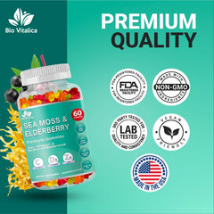 BIO VITALICA Sea Moss Gummies adults taking daily routine