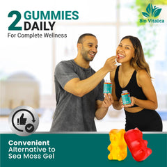 BIO VITALICA Sea Moss Gummies kids enjoying the tasty supplement