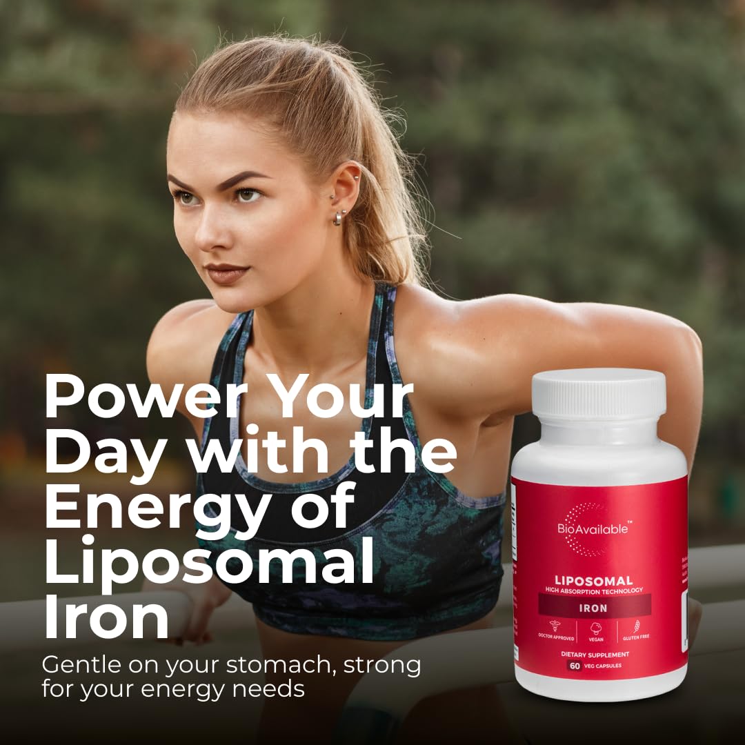 BioAvailable Liposomal Iron being used during a daily routine