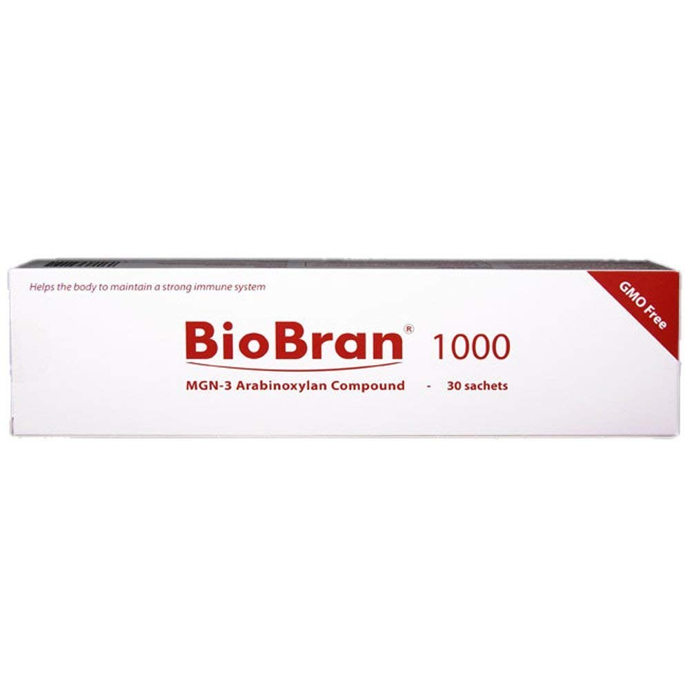BioBran MGN-3 box front shows brand and Japan-made status for immune support.